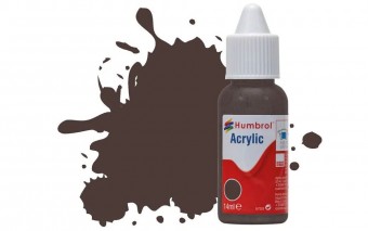 Humbrol DB0173 HUMBROL ACRYLIC DROPPER BOTTLE 14ML No 173 Track Matt