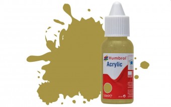 Humbrol DB0249 HUMBROL ACRYLIC DROPPER BOTTLE 14ML No.249 RLM 79 Sandgelb Matt
