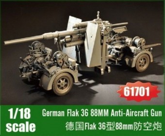 I LOVE KIT 61701 German Flak 36 88MM Anti-Aircraft Gun 1:18