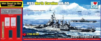 I LOVE KIT 65704 Top Grade North Carolina BB-55 1:700