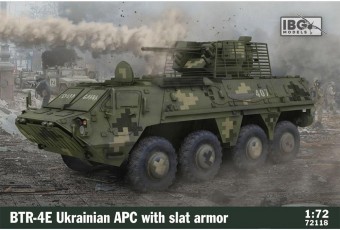 IBG 72118 1:72 BTR-4E Ukrainian APC with slot armor