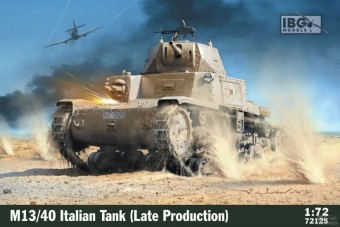 IBG 72125 1:72 Italian Tank Late Production Carro Armato M13/40 