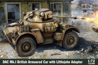 IBG 72148 1:72 British Daimler Armoured Car Mk.I with Littlejohn Adaptor