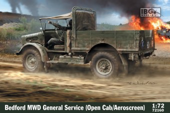 IBG 72160 1:72 Bedford MWD General Service Truck (Open Cab/Aeroscreen)