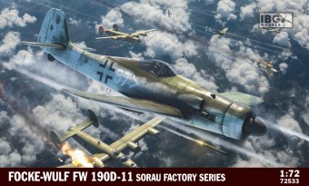 IBG 72533 1:72 German Fighter Aircraft Focke-Wulf Fw 190D-11 Sorau Factory Series