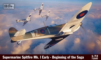 IBG 72580 1:72 British Fighter Aircraft Supermarine Spitfire Mk. I Early - Beginning of the Saga