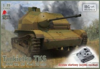 IBG E3503 1:35 TKS Tankette with 20mm Gun Quick Traks