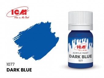 ICM 1077 BLUE Dark blue bottle 12 ml