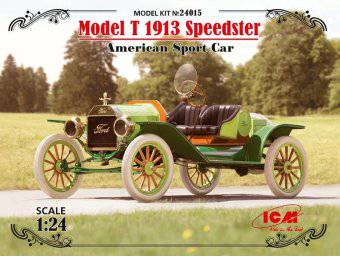 ICM 24015 Model T 1913 Speedster American Sport Car 1:24