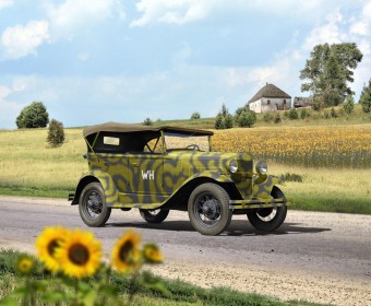 ICM 24053 GAZ-A in German Service 1:24