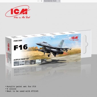 ICM 3084 Acrylic paint set for F16