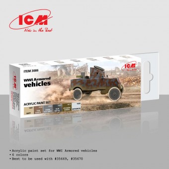 ICM 3086 WWI Armored vehicles