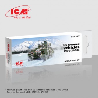 ICM 3087 US armored vehicles 1990-2000s