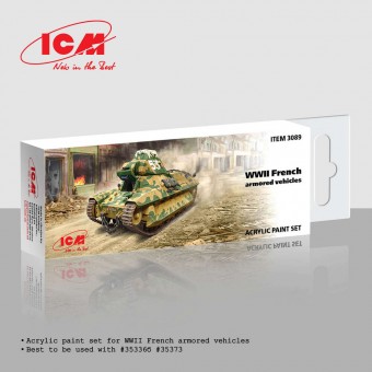 ICM 3089 WWII French armored vehicles