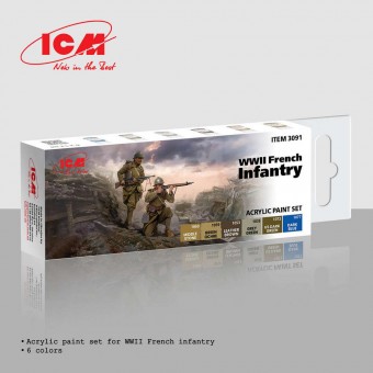 ICM 3091 WWII French infantry