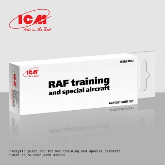 ICM 3092 RAF training and special aircraft