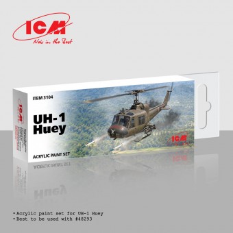 ICM 3104 UH-1C Huey Gunship 