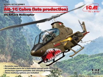 ICM 32061 AH-1G Cobra late production US Attack Helicopter 1:32