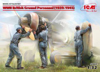 ICM 32107 WWII British Ground Personnel(1939-1945) 1:32
