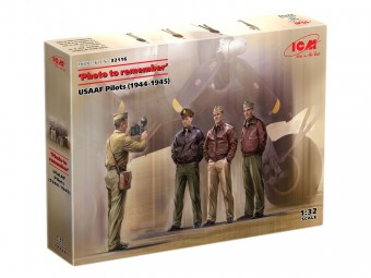 ICM 32116 1:32 Photo to remember USAAF Pilots (1944-1945) (100% new molds)