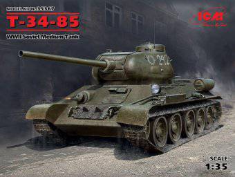 ICM 35367 T-34-85 WWII Soviet Medium Tank 1:35