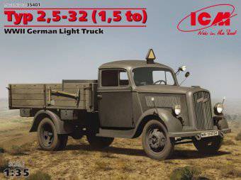 ICM 35401 Typ 25-32 15to WWII German light Truck 1:35