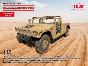 ICM 35435 Humvee M1097A2 (100% new molds) 1:35