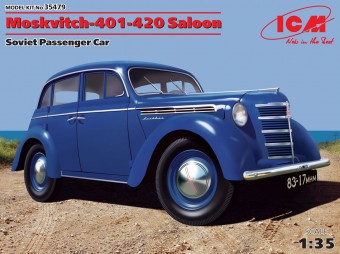 ICM 35479 1:35 Moskvitch-401-420 Saloon Soviet Passenger Car