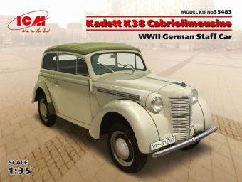 ICM 35483 Kadett K38 Cabriolimousine WWII German Staff Car 1:35