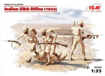 ICM 35564 Indian Sikh Rifles (1942) 1:35