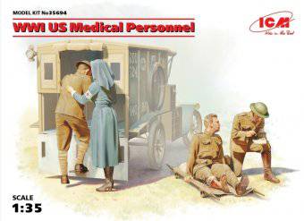 ICM 35694 WWI US Medical Personnel 1:35