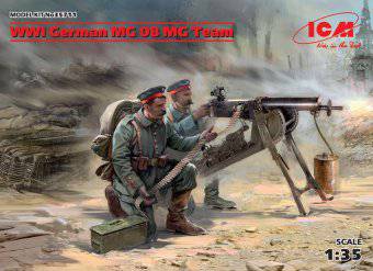 ICM 35711 WWI German MG08 MG Team 1:35