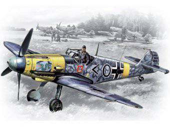 ICM 48102 Messerschmitt Bf 109F-2 WWII 1:48
