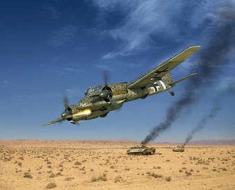 ICM 48214 Hs 129B-2, WWII German attack aircraft (100% new molds) 1:48
