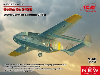 ICM 48225 Gotha Go 242B WWII German Landing Glider (100% new molds) 1:48