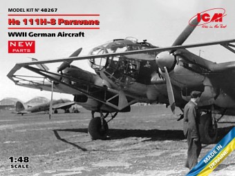 ICM 48267 He 111H-8 Paravane, WWII German Aircraft 1:48