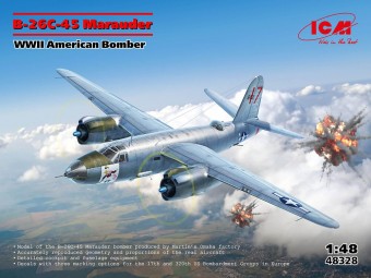 ICM 48328 B-26C-45 Marauder WWII American Bomber 1:48