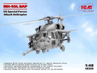 ICM 48366 MH-60L DAP, US Special Forces Attack Helicopter 1:48