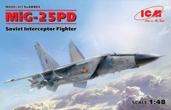 ICM 48903 MiG-25 PD Soviet Interceptor Fighter 1:48