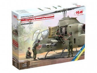 ICM 53102 1:35 Helicopters Ground Personnel (Vietnam War) (100% new molds)