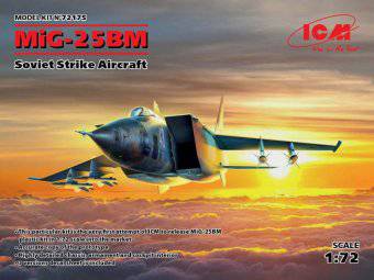 ICM 72175 MiG-25 BM Soviet Strike Aircraft 1:72