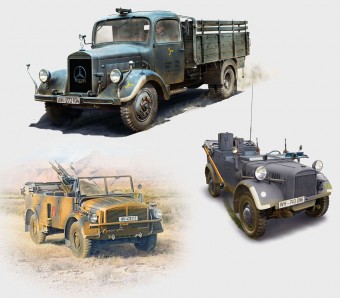 ICM DS3529 Vehicles of the D.A.K 1:35