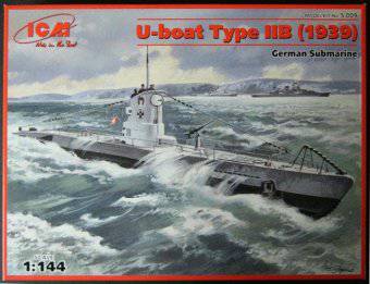 ICM S.009 U-Boat Type IIB 1939 1:144