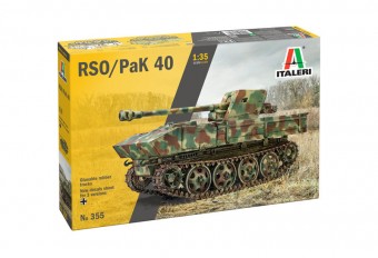 Italeri 0355 1:35 German RSO tracked transporter with PAK 40 Anti-Tank Gun