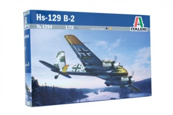Italeri 1294 1:72 German Attack Bomber Henschel Hs 129 B-2