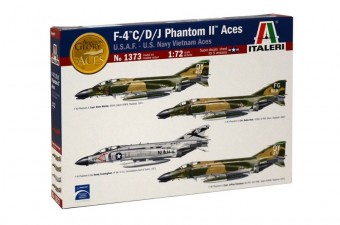 ITALERI 1373s 1:72 F-4 PHANTOM  VIETNAM ACES