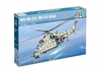 Italeri 1432 1:72 Russian Attack Helicopter Mil Mi-24/Mi-35 Hind