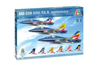 Italeri 1461 1:72 AERMACCHI MB-339 60th P.A.N. Anniversary - 3 models set