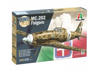 Italeri 1481 1:72 Italian Fighter Aircraft Macchi MC.202 Folgore Aces, WWI