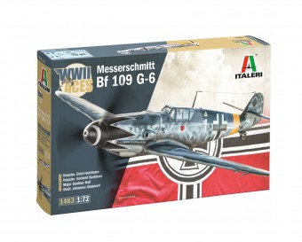 Italeri 1483 1:72 German Fighter Aircraft Messerschmitt Bf 109 G-6 WWII Aces